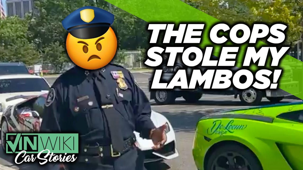The corrupt Detroit cops took this YouTuber's Lamborghinis