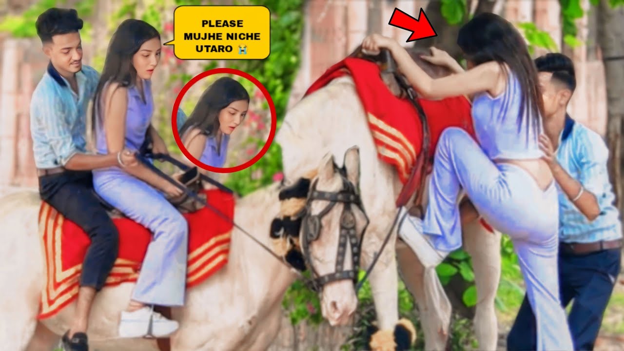 Horse Ride Prank On Girlfriend | Gone Extremely Emotional 😭 | Justin Romio