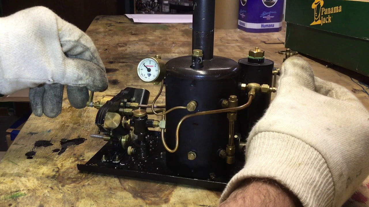 Regner Steam Engine ‘Venus’ on Steam Plant ‘Vivian’ (F.F.L.R.R. Live Steam)