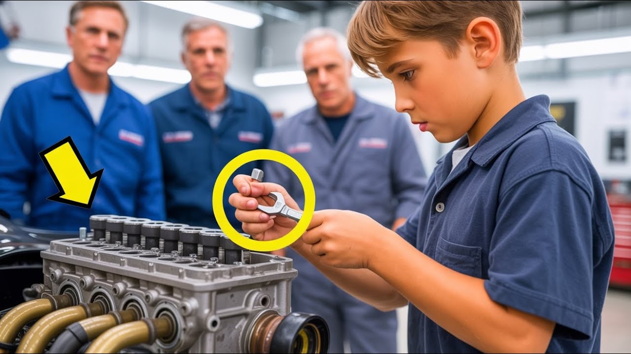 NI EL MEJOR MECÁNICO PODÍA ARREGLAR ESE MOTOR… HASTA QUE APARECIÓ ESTE CHICO