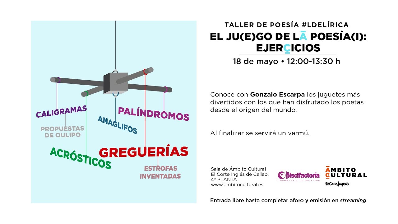 Taller de poesía #LdeLírica l El juego de la poesía: Ejercicios