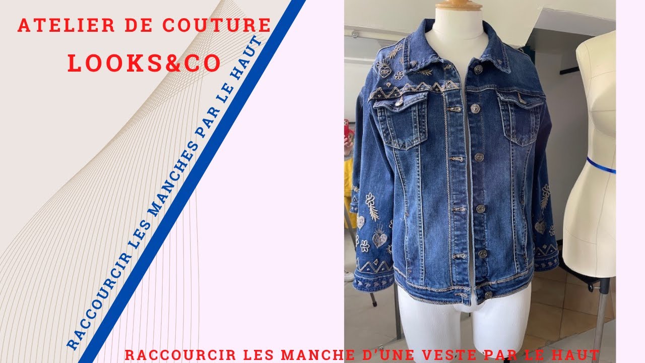 Raccourcir la manche par le haut