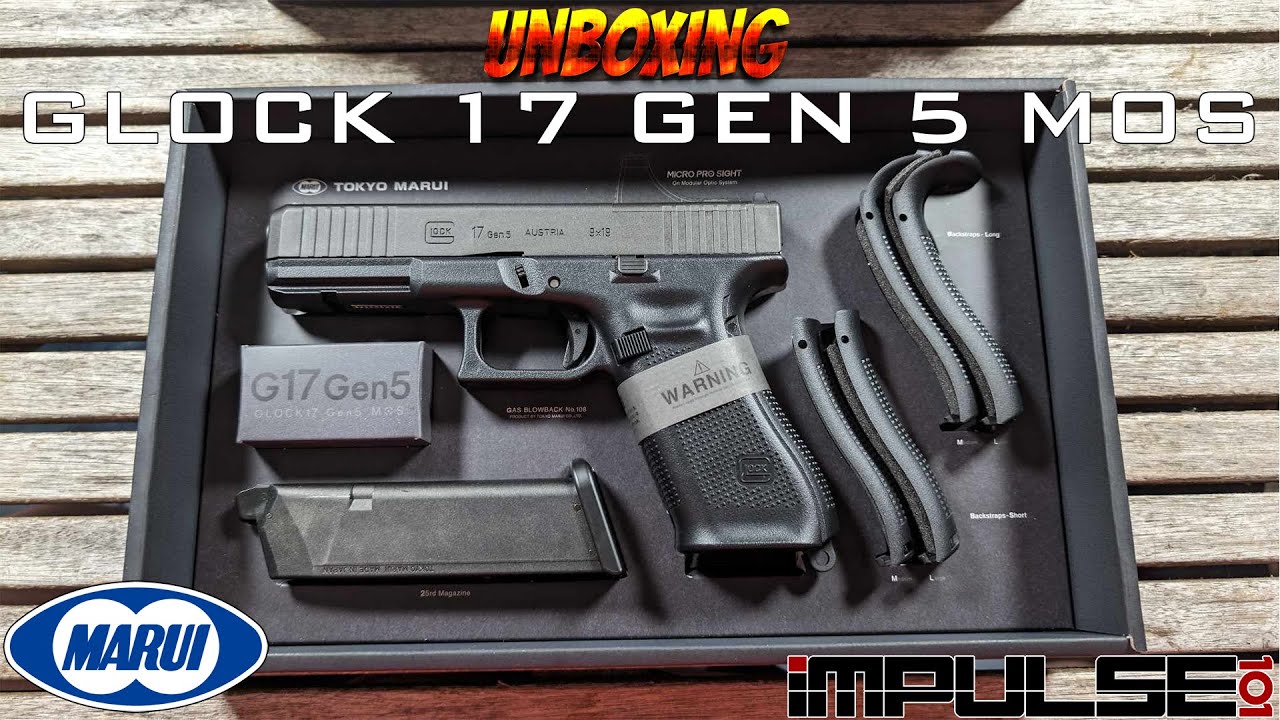AIRSOFT - DÉBALLAGE DU GLOCK 17 GEN 5 MOS TOKYO MARUI ! 🤩 (Premier aperçu) (Impulse101) [FR]