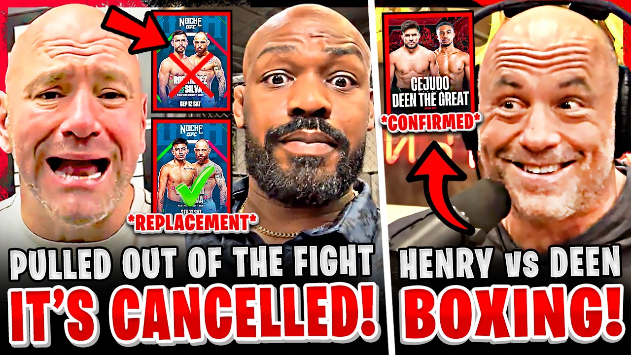 BREAKING! UFC MAIN EVENT FIGHTER PULLS OUT + REPLACEMENT ANNOUNCED! Jon Jones GOES OFF! Henry Cejudo
