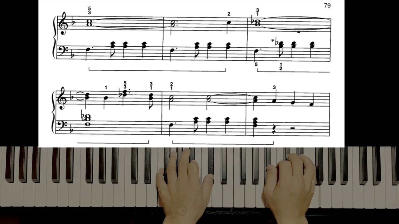 O Sole Mio! Slow Practice. Alfred's basic adult piano course level one P78 #piano #pianomusic