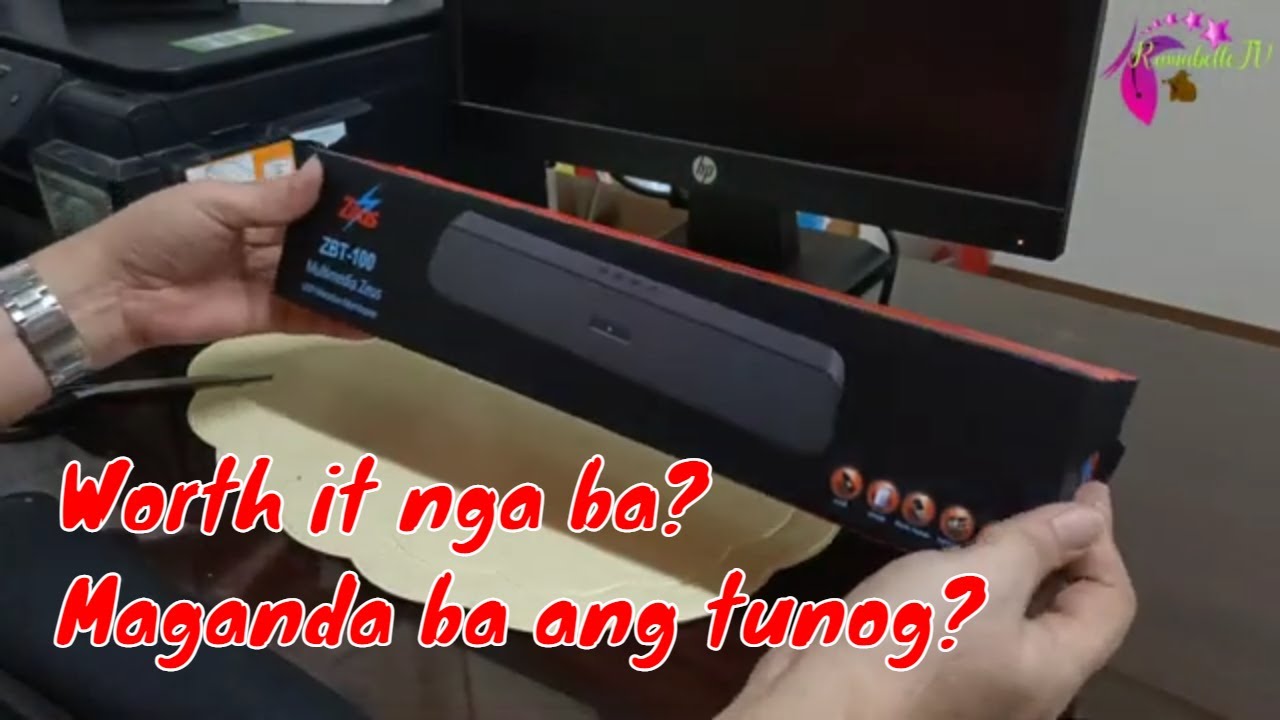 ZEUS ZSB-100 MULTI MEDIA SOUNDBAR WIRELESS BLUETOOTH 5.0 SPEAKER WITH FM UNBOXING AND REVIEW
