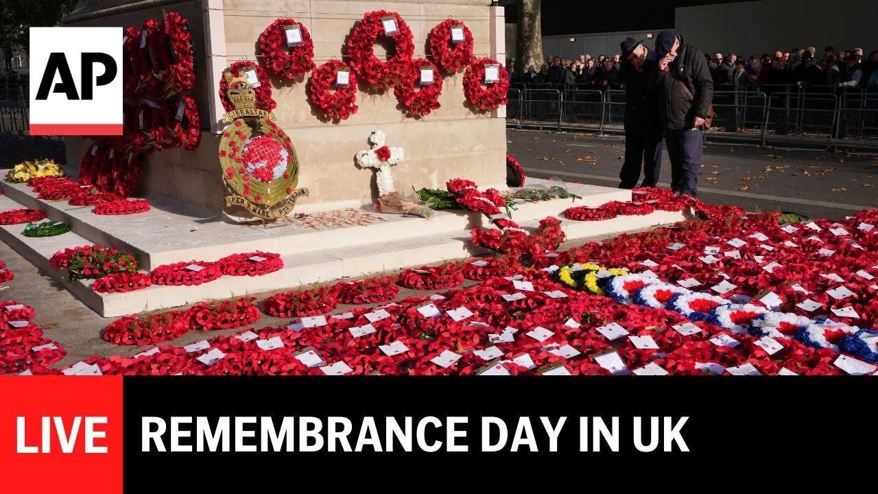 LIVE: UK&rsquo;s Remembrance Day ceremony marking end of World War I