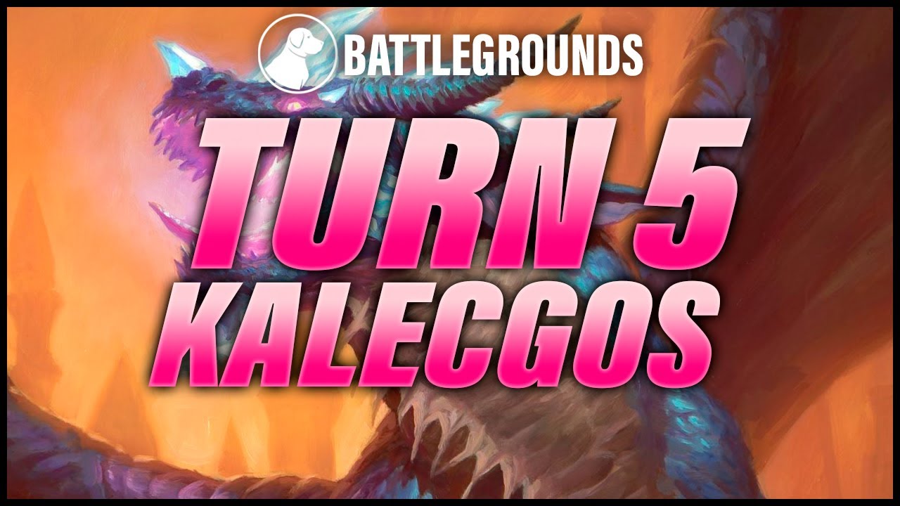 Turn 5 Kalecgos, That's GG | Dogdog Hearthstone Battlegrounds