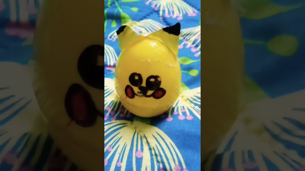 haciendo un huevo de Pikachu