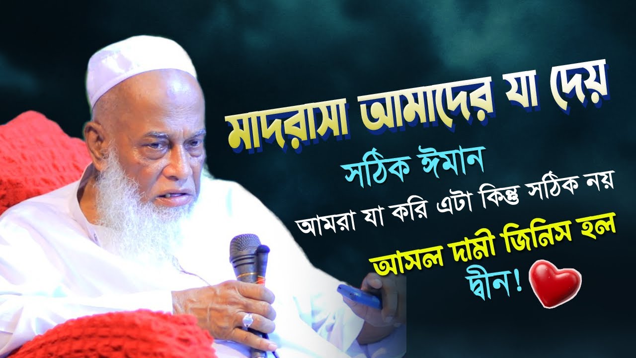 মাদরাসা আমাদের যা দেয় | সঠিক ঈমান | আমরা যা করি এটা কিন্তু সঠিক নয় | আল্লামা নুরুল হক সাহেব কুমিল্লা
