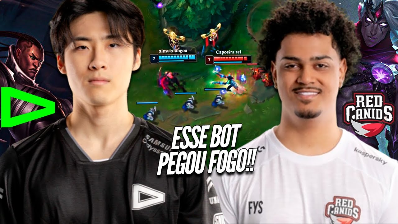 LOUD BULL vs RED RABELO - DUELO de CBLOL 2026 no BOT