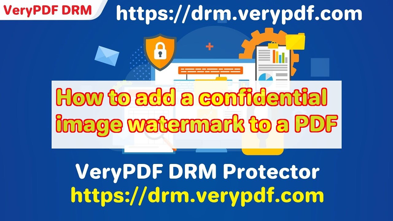 How to add a confidential image watermark to a PDF