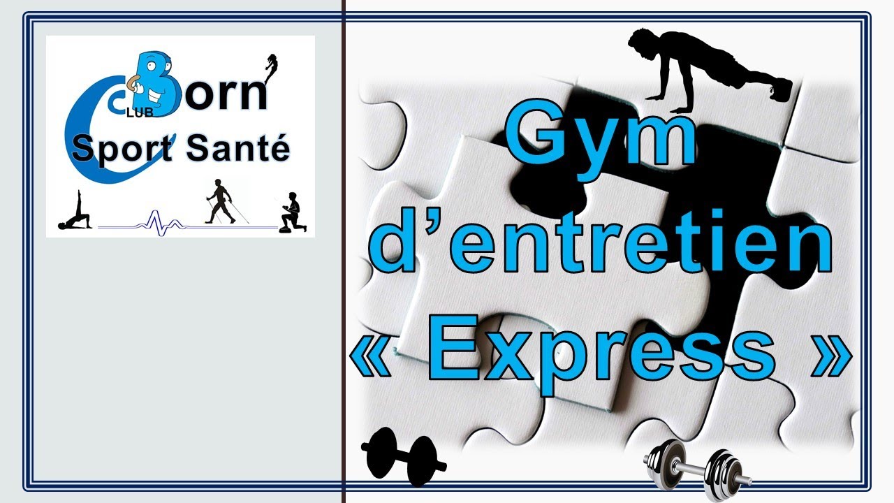 Séance de Training (gym d'entretien) complète en 30 minutes