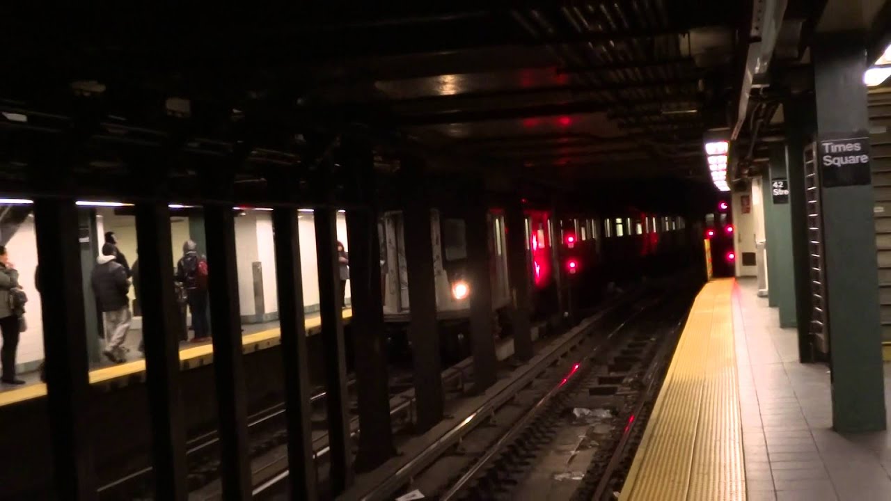IRT 7th Avenue Express: Brooklyn, Bronx & Times Square bound 2 trains @ Times Square-42nd Street!