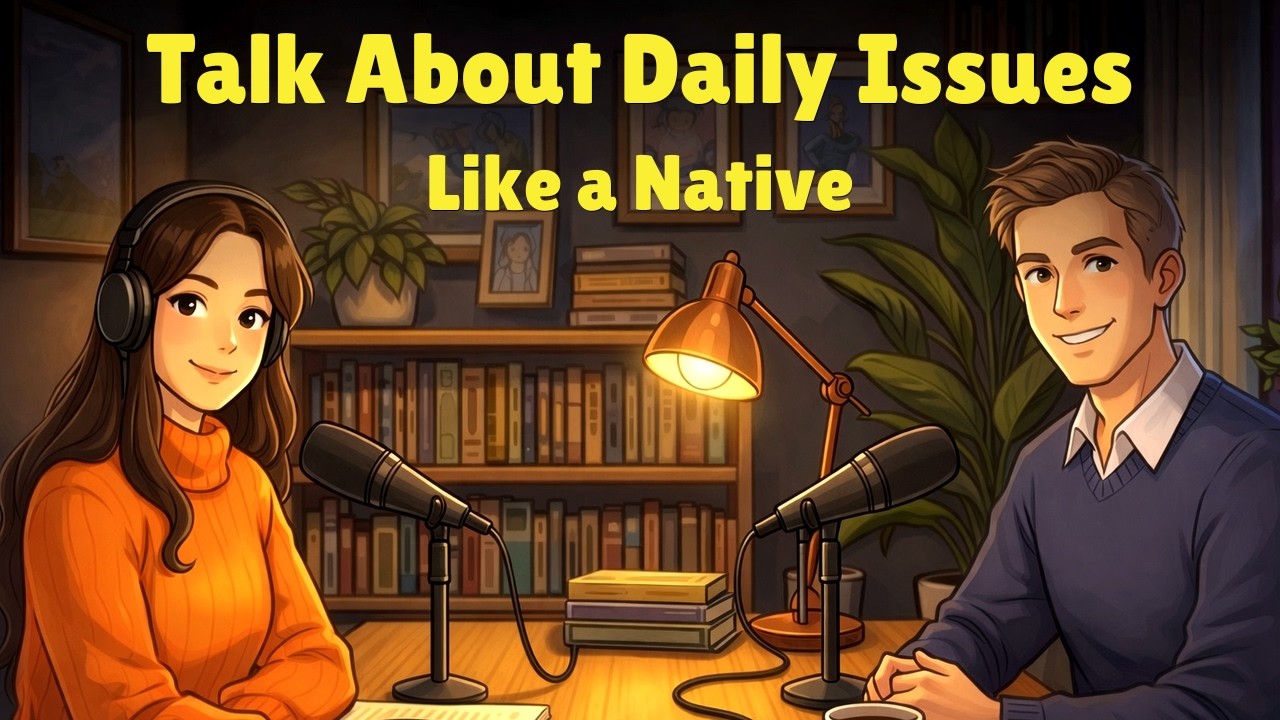 How to Talk About Daily Issues Like a Native | Real English Conversation Practice