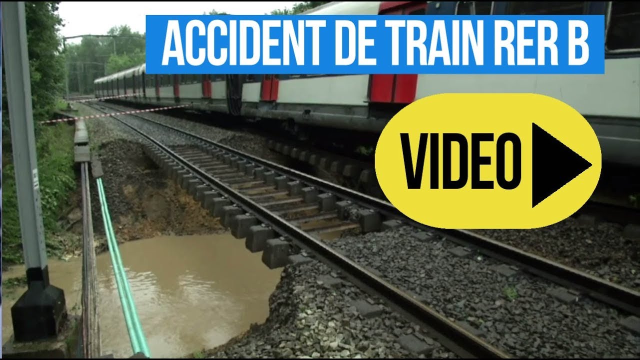 Accident de train RER B St Rémy les Chevreuse