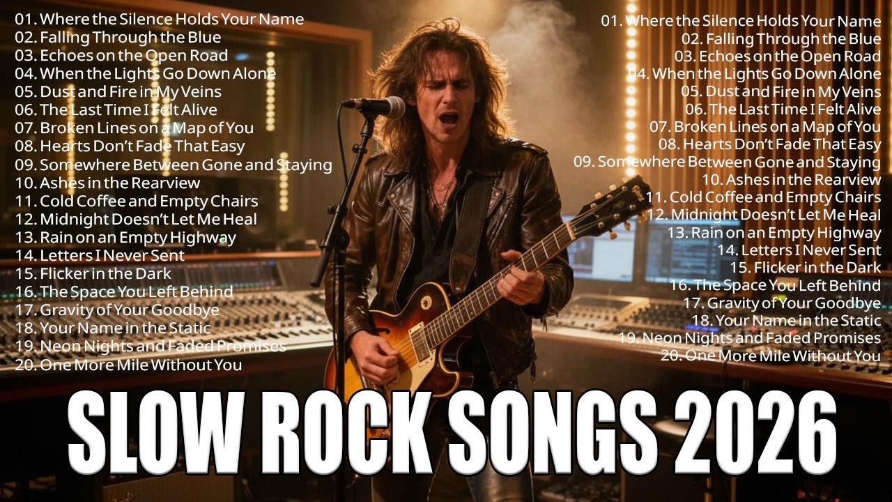 EMOTIONAL SLOW ROCK - CLASSIC AMERICAN ROCK SONGS - PLAYLIST 2026 🎸