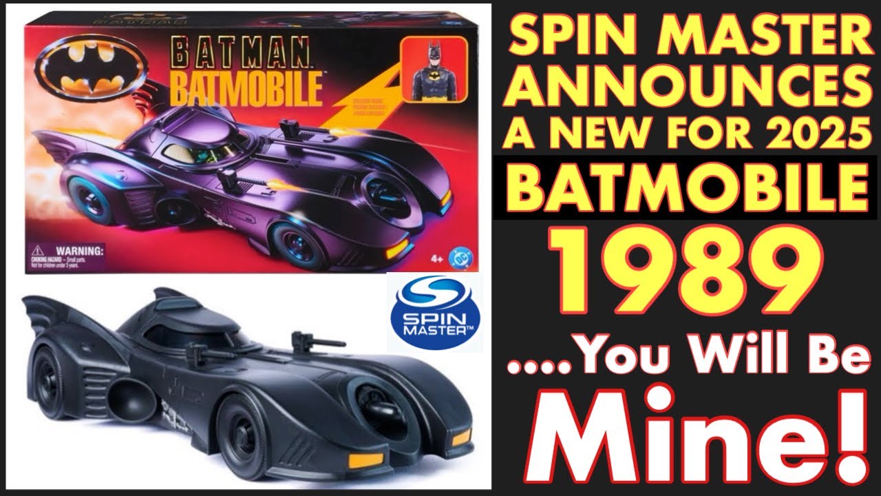 Spin Master Toys Announce New Batmobile 1989…..You Will Be Mine!