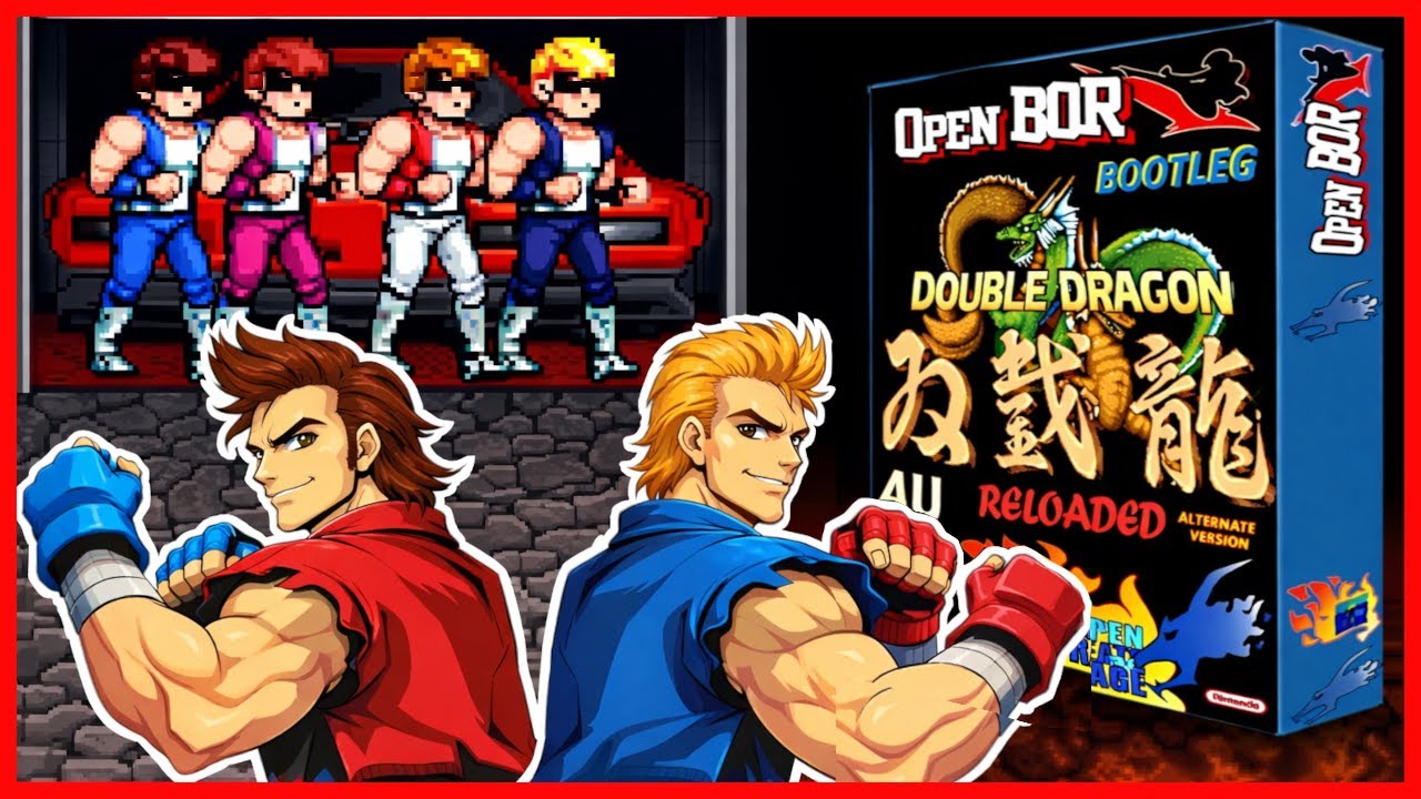 Double Dragon Reloaded Bootleg 4Players Co-Op OpenBOR Cheatrun [020]