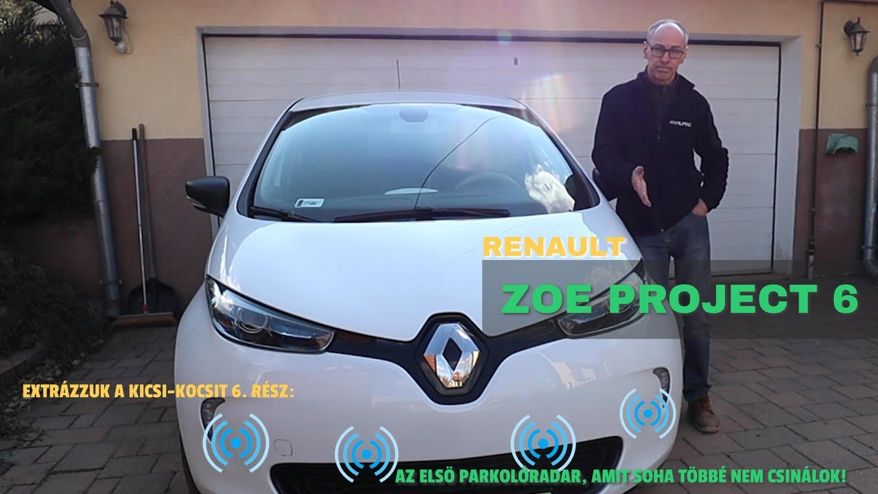 ZOE Project 6. Az Első parkolóradar beszerelése