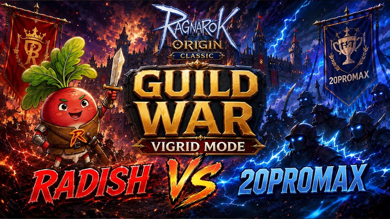 RADISH vs 20PROMAX | GUILD LEAGUE | HIGH WIZ POV | VIGRID MODE | CASTER+EMBER FLAME OP?