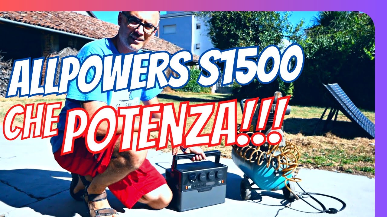 ALLPOWERS S1500 Recensione Power Station: POTENTE e COMPATTA