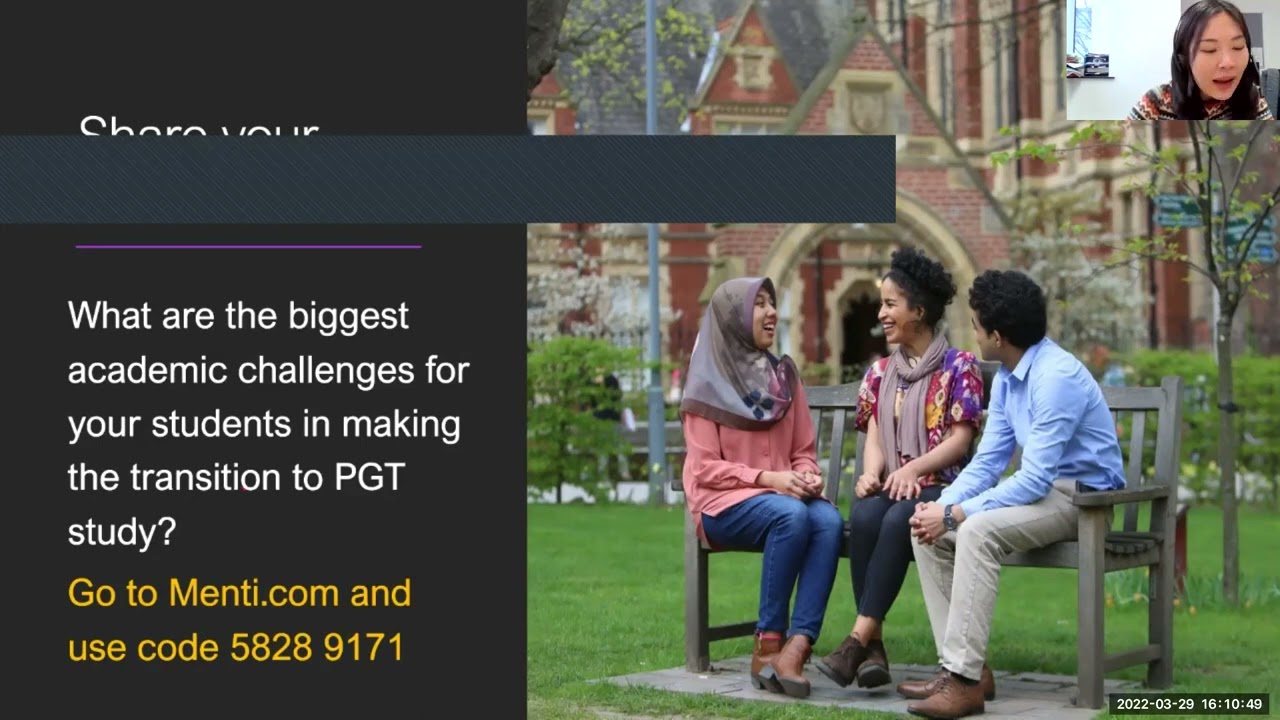'Step Up to Masters' at Leeds University.