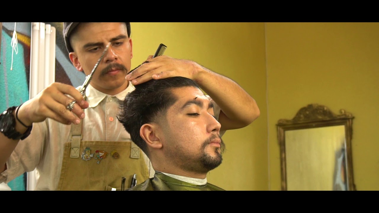 The Pompadour Hair Cut x Avila's Barbershop
