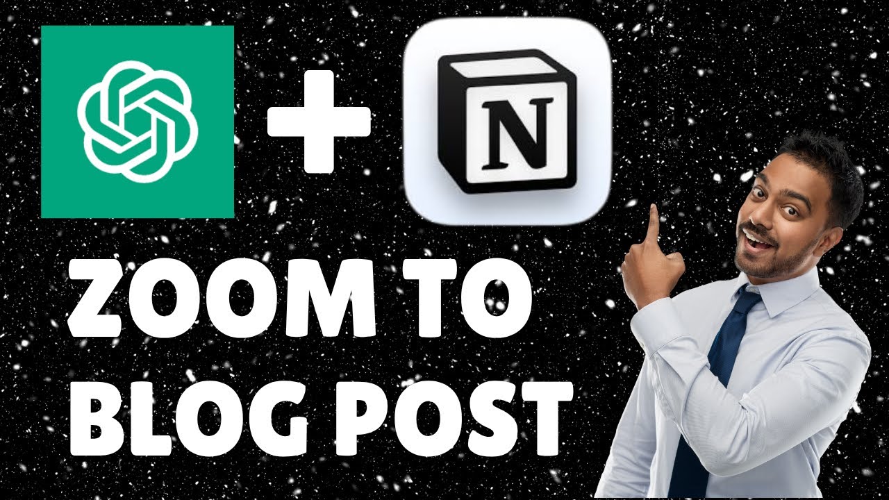 How to Turn Zoom Recordings into Blog Posts with ChatGPT + Notion | Content Creation Hack