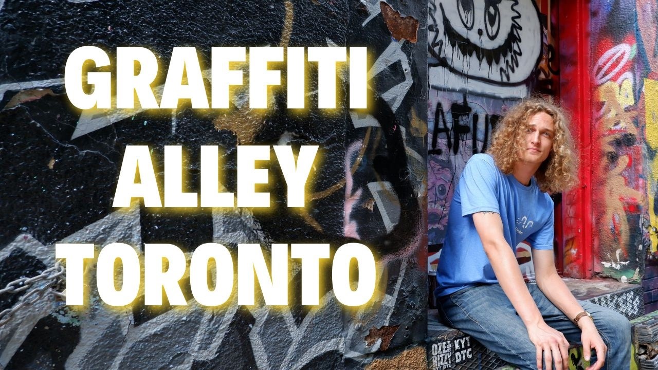 Silent Walk Through Graffiti Alley Toronto | 4K Urban Street Art Tour