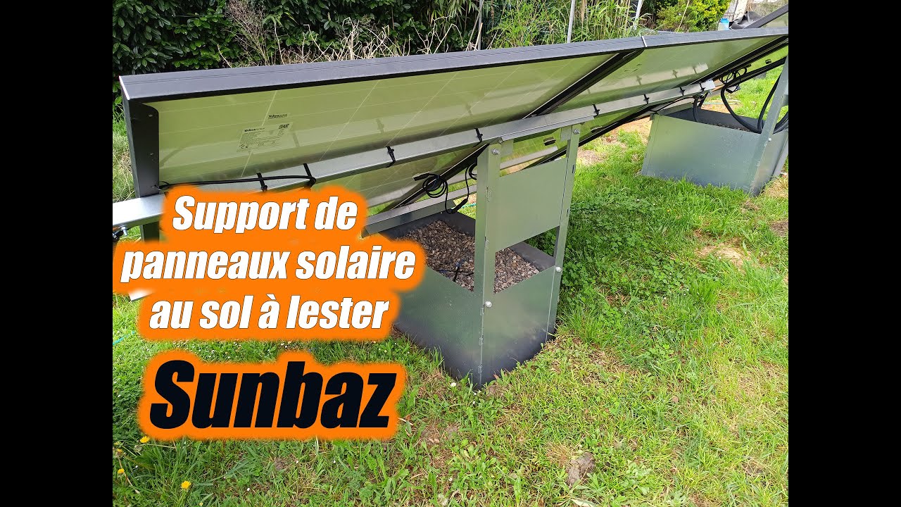Support de Panneaux Solaires au sol Sunbaz