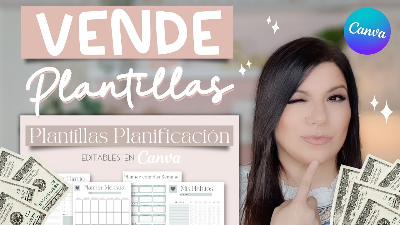 VENDE tus PLANTILLAS de Canva... Ingresos residuales ❤️