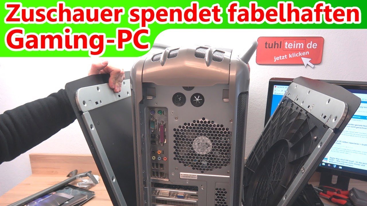 Zuschauer spendet fabelhaften Gaming PC mit Ultra 160 SCSI