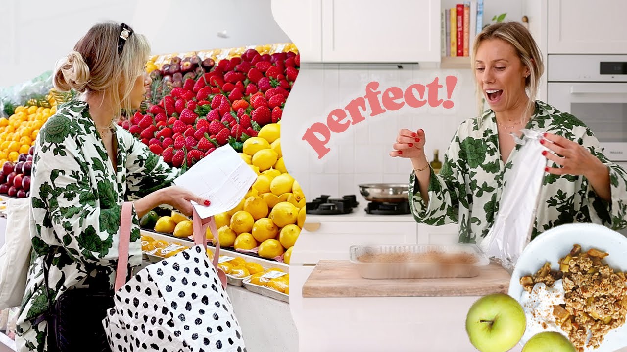 plan/shop/cook the PERFECT healthy dinner & dessert! *2 recipes*