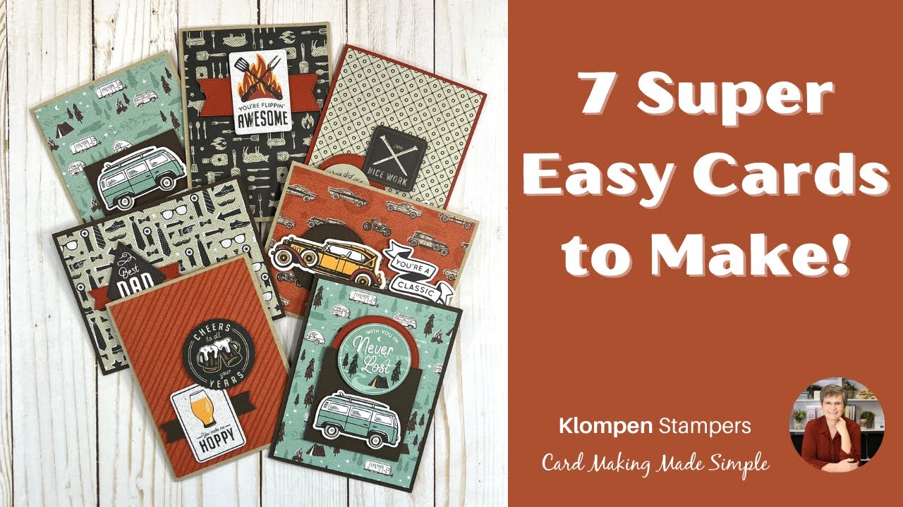 Masculine Card Ideas | 7 Greeting Cards Anyone Can Make Like A Pro!