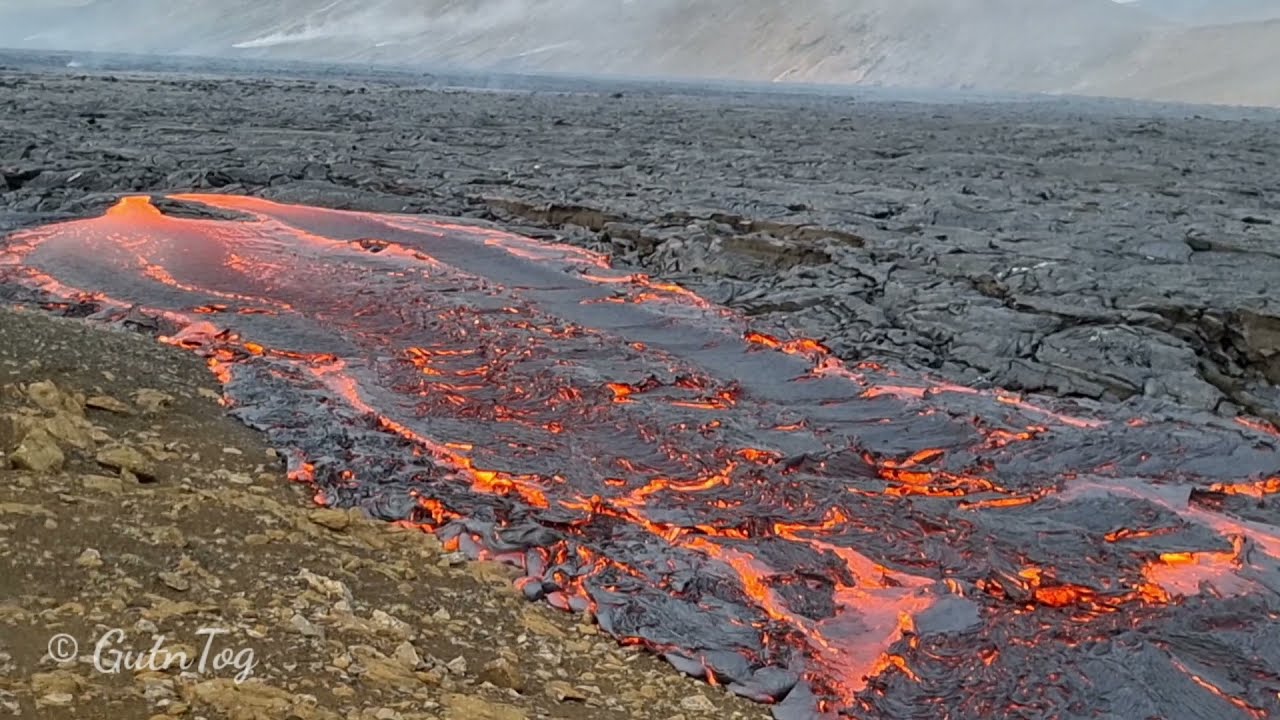 LAVA RIVER in Meradalir valley