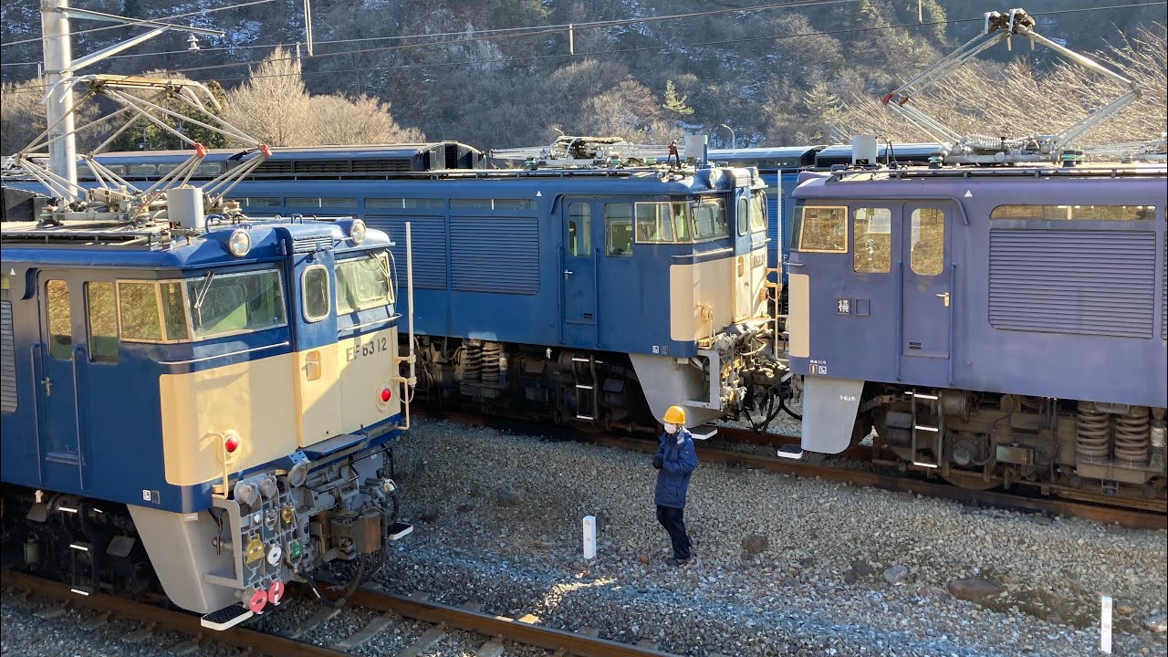 碓氷峠鉄道文化むら　EF63入換