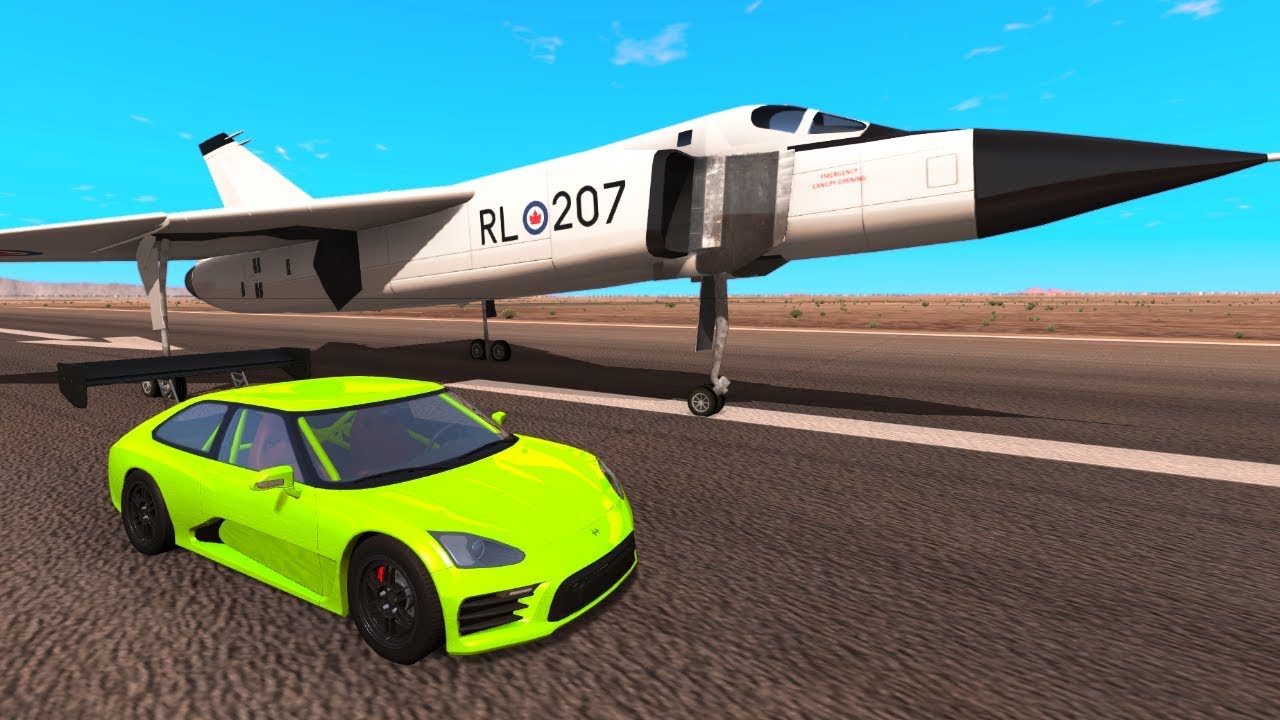 RACERBIL VS FLY // BeamNG.drive [Dansk]