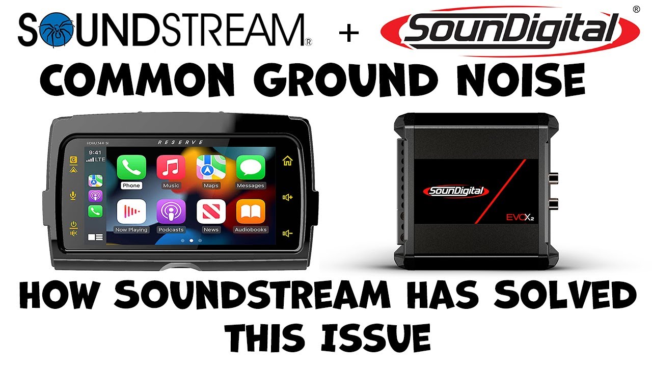 SounDigital Amp issues, Common Ground noise that SoundStream has concurred in their Harley Radios!