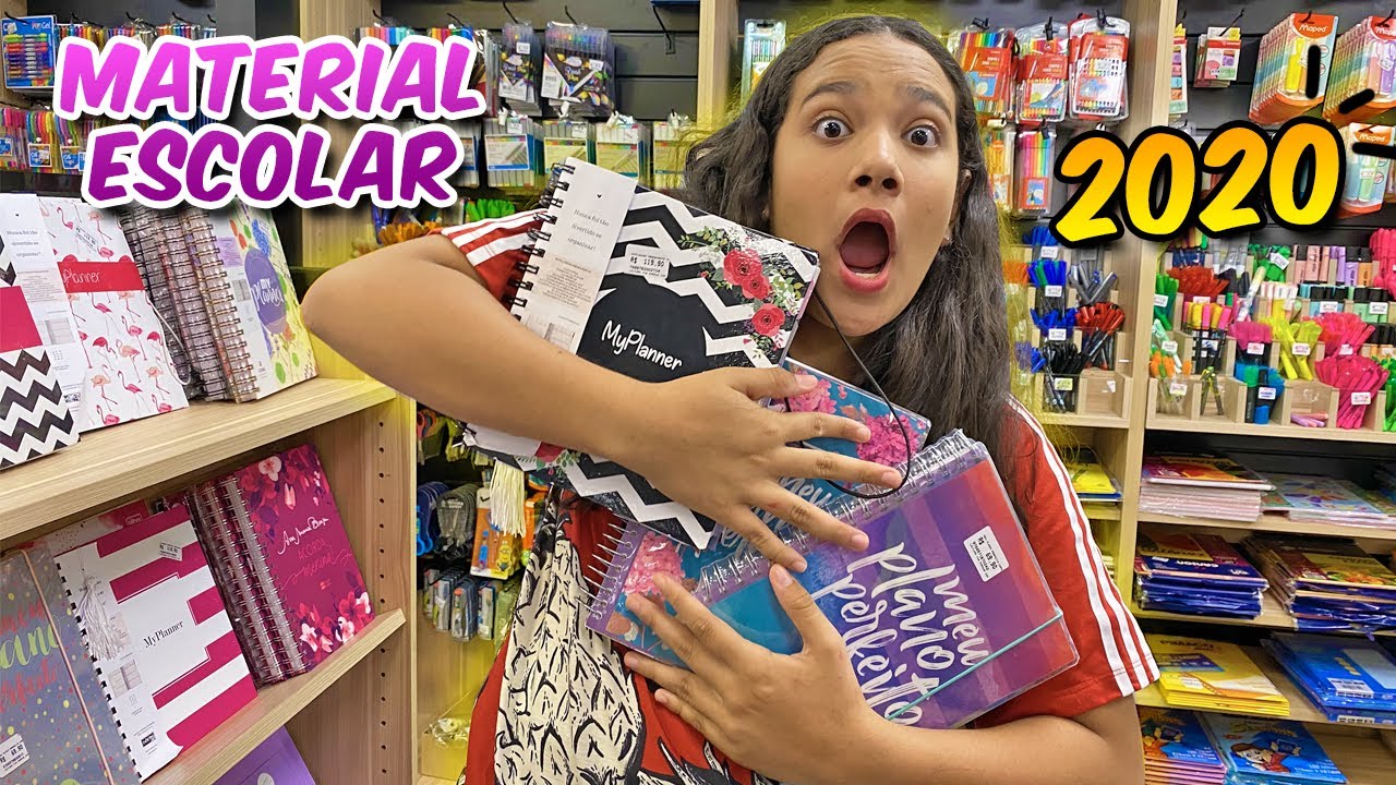 COMPRANDO MEU MATERIAL ESCOLAR 2020! - JULIANA BALTAR