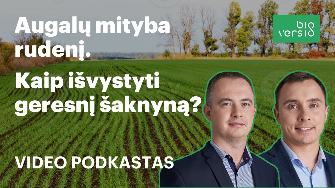Augalų mityba rudenį - kaip i&scaron;vystyti geresnį &scaron;aknyną // Bioversio Podkastas