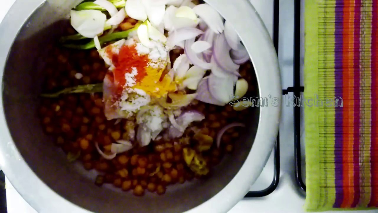 Kadala Curry -  QUICK &  EASY RECIPE - Sumi's Kitchen -  Recipe Video 423