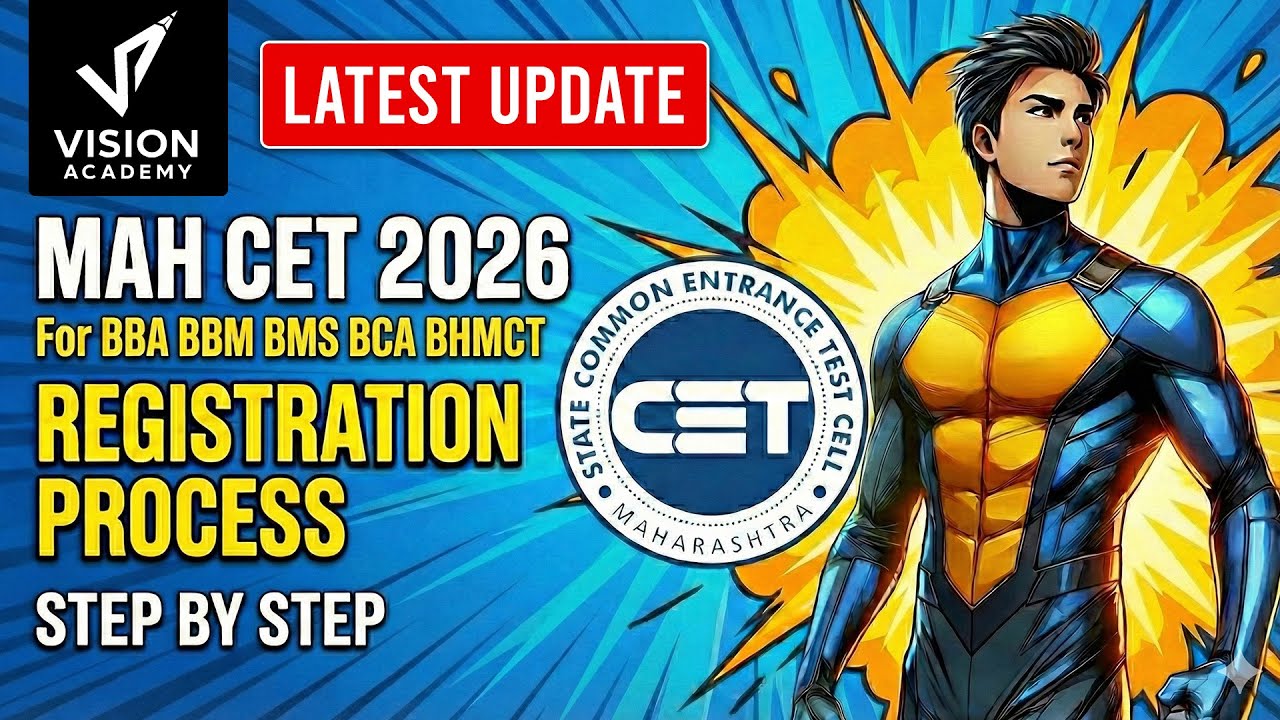 MAH CET 2026 Registration Process Step by Step for BBA BCA BBM BMS BHMCT 🔥 Complete Details 🚀