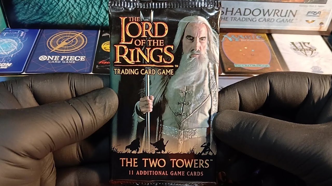 Lord of the Rings LOTR TCG - The Two Towers ENG booster pack opening
