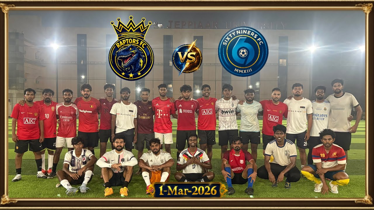 Raptors FC vs 69ers - 1-Mar-2026 - Game 1