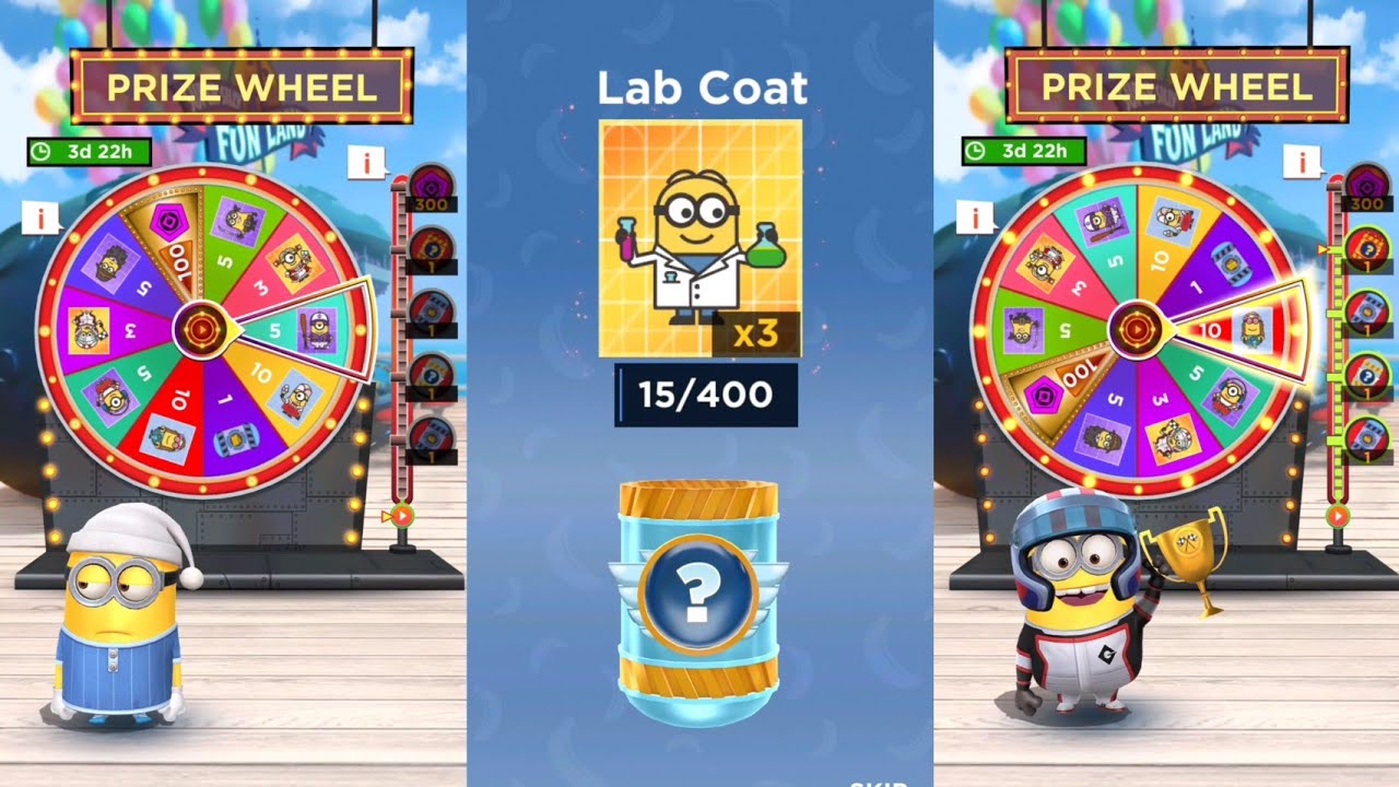 Minion rush | Prize wheel mega reward | #24