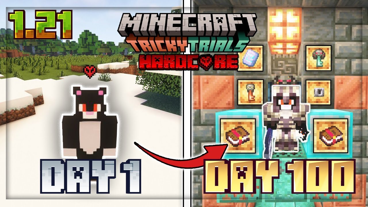Toàn MC Tóm Tắt Sinh Tồn 100 Ngày Trong Minecraft 1.21 Siêu Khó !! 100 DAYS MINECRAFT 1.21