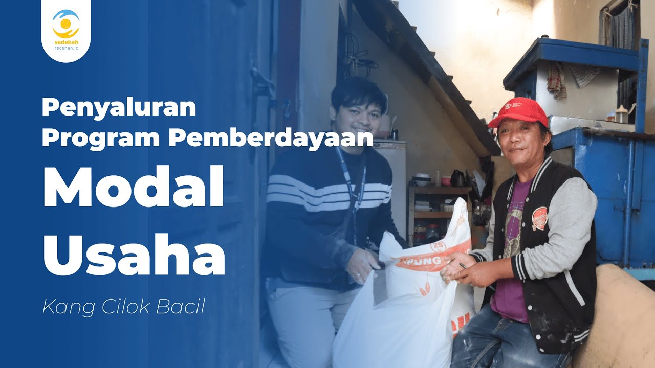 Pemberian Modal Usaha tukang Cilok Bacil