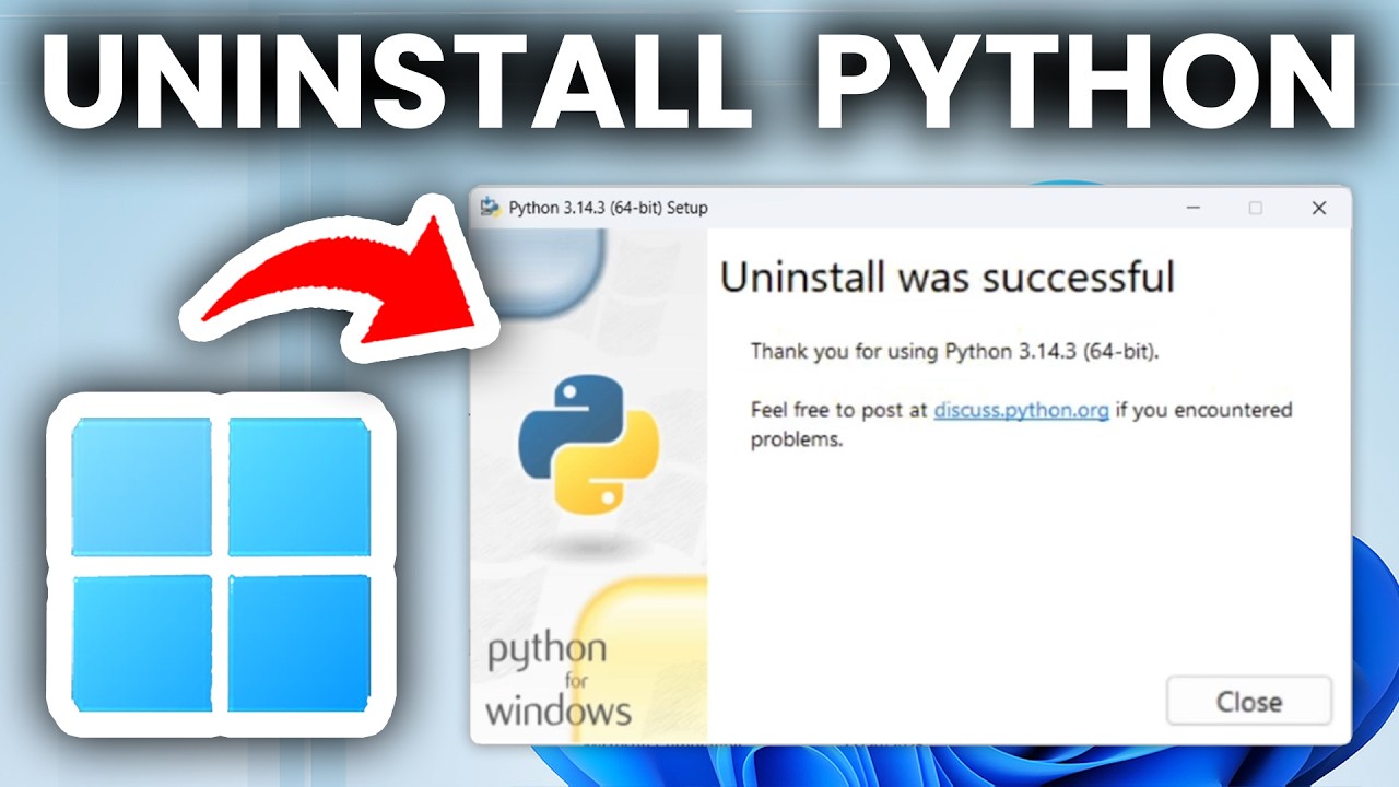 How To Completely Uninstall Python From Windows 11/10 - Full Guide