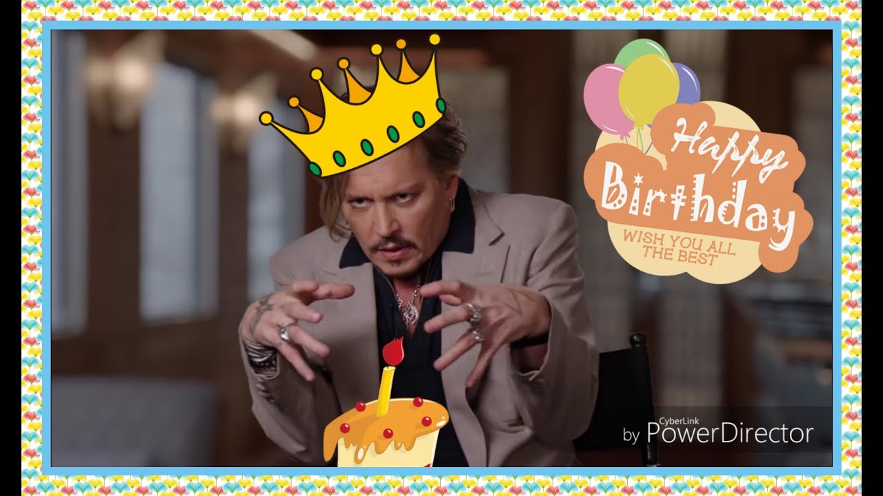 Johnny Depp || Don't stop me now || Birthday Video